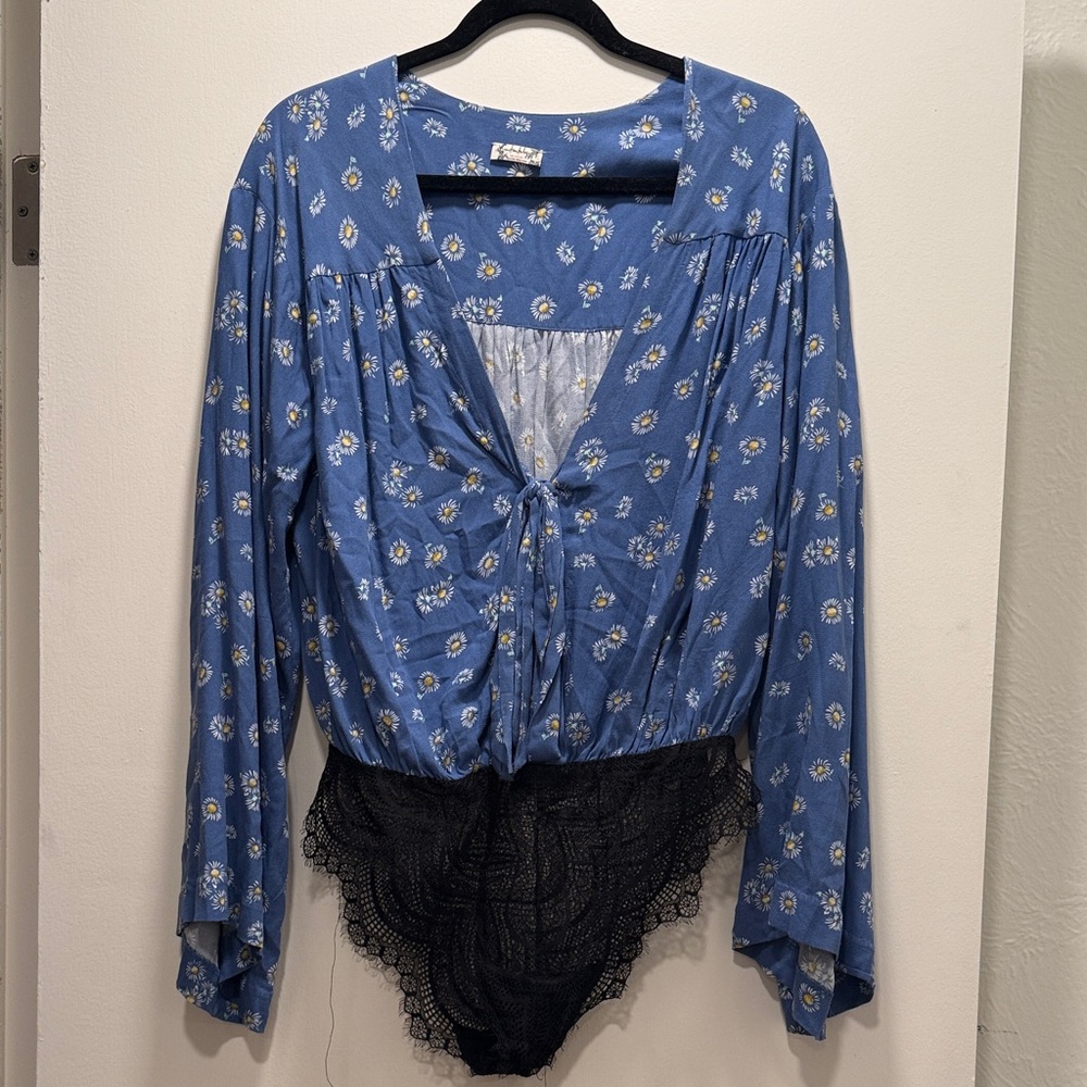Intimately by Free People long sleeve flowy bodysuit